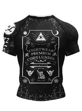 Cody Lundin Short Sleeve Pink Mens Jiu Jitsu BJJ No Gi Rash