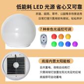 工厂直灯供户外A001阳能灯发光圆球地插草坪墙别墅围柱头庭院太灯