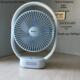 康铭充电台扇大风力静音家用带小夜灯迷你大学生办公室台式 电风扇