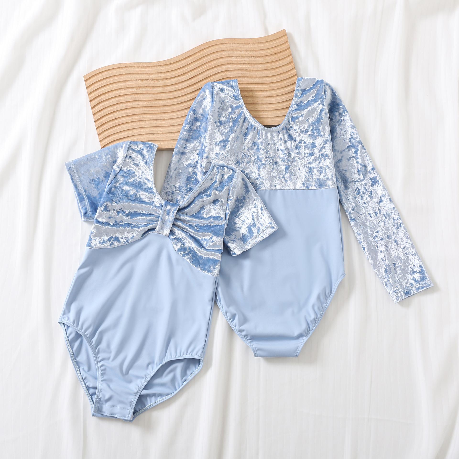 秋冬儿童练功训练服女童拉丁舞蹈练习少儿舞蹈练功服装表演出