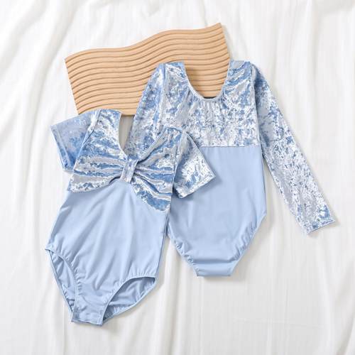 秋冬儿童练功训练服女童拉丁舞蹈练习少儿舞蹈练功服装表演出