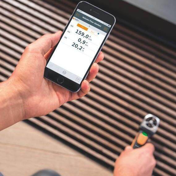 TESTO410-i 无线 风速仪 叶轮式风量仪 手持式风速计风速测量测试