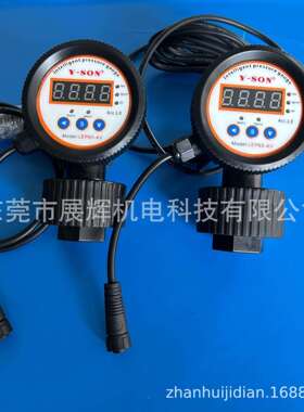 销售智能数显PP隔膜压力表Y-SON型号LEP65-AV-24V-6kg-1/2压力表