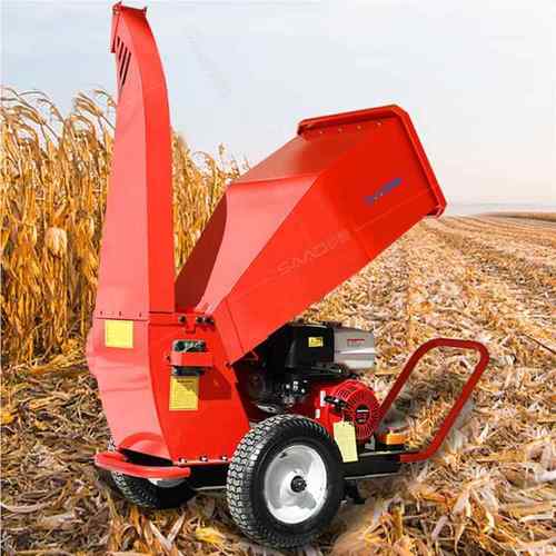 小型枝粉碎机设备 自动葡萄枝秸秆园林果树萨园自动奥碎树枝枝机