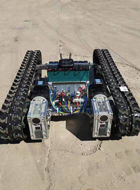 源头厂家电动遥控履底盘车橡ATU胶履底带盘运行走带输车