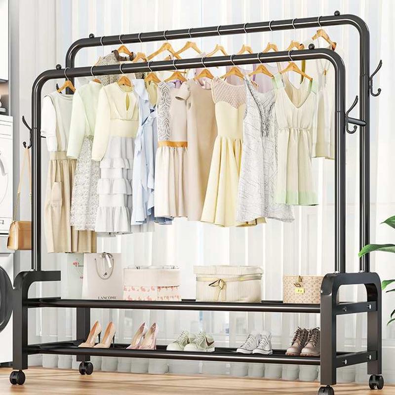 晾衣架落地挂衣架折叠宿舍用室内卧室学生晒衣架家用凉衣服杆昌悦