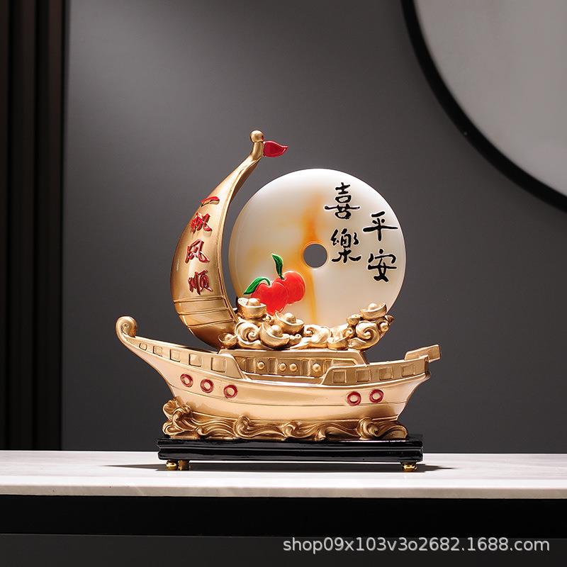 一帆一帆风顺风顺家居隔断台摆设视柜柜办公桌面创意件装摆饰品工