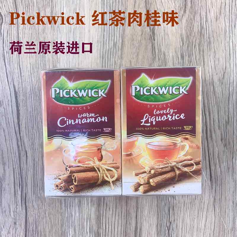 荷兰进口PICKWICK水果茶小茶包 肉桂红茶20包装 下午茶休闲果茶