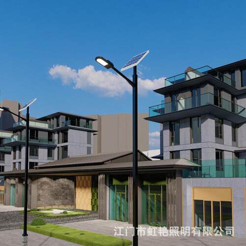 太阳能方杆路灯LED新农村市政广场高杆灯户外道路工程超亮照明灯