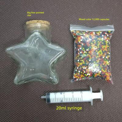 1000pcs Hydrogel Pearl Shaped Crystal Soil Water Beads泡大珠