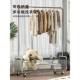 衣架落地卧室移动轻奢晾挂衣架高级转角衣帽架隔夜收纳衣服置物架