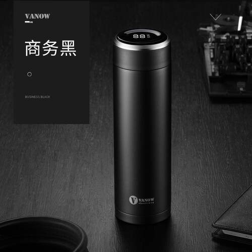 正品V锈anow智保温杯男女正品316不钢商务水杯子车能载定制oglo泡