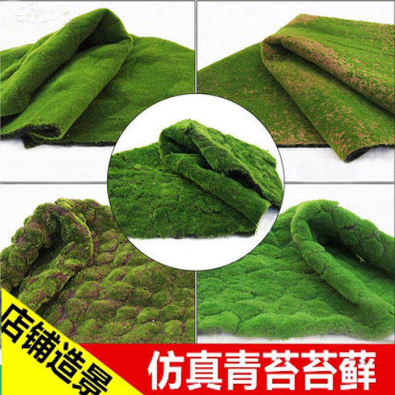 仿真青苔藓草皮逼真草坪景观绿色植物场景橱窗园艺盆景假苔藓装饰