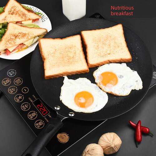 Cast Iron Skillet Non-stick Frying Pan Cooking Pot Restauran
