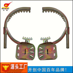爬树脚扣木杆脚扣厂家户外登高锯齿防滑铁鞋上树专用工具爬树