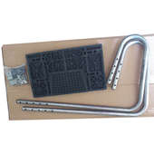 不锈钢外橡皮马达船船发动机冲鱼船船船挂机钓机气船支架船用