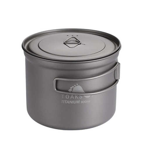 千橡树TOAKS钛杯户外便携野营锅单人锅泡面锅带盖POT-900-D115