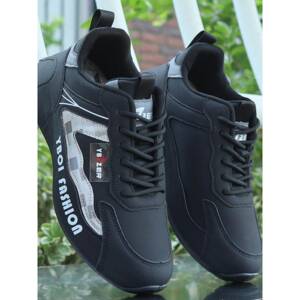 高档男鞋春秋新款跑步防水运动休闲鞋潮流防滑透气百搭老爹鞋男款