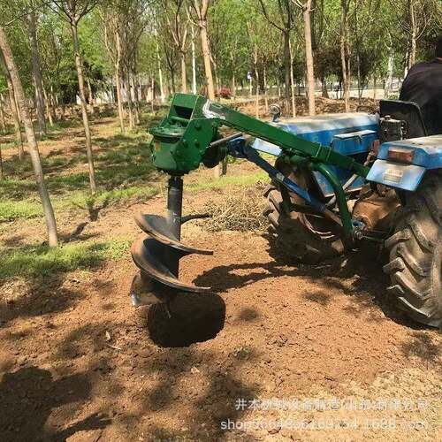 农用植树打桩挖坑打洞多功能小型钻地挖坑机大功率高效栽树钻孔机