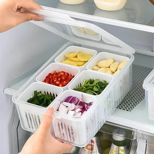 Refrigerator Storage Box Fridge Organizer Vegetable Fruit Fr