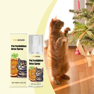 Yegbong Indoor Cat Repellent Spray for Preventing Cats from
