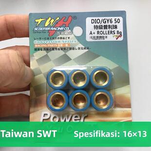 DIO50普利珠ZX 光阳Filly 三阳taking tini 4-13克耐磨16x13台湾