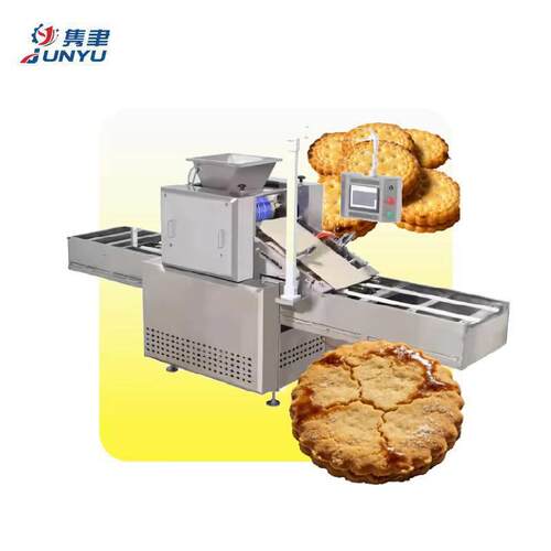 PLC触摸屏控制饼干成型机酥性饼干成型机桃酥机器设备生产厂家全
