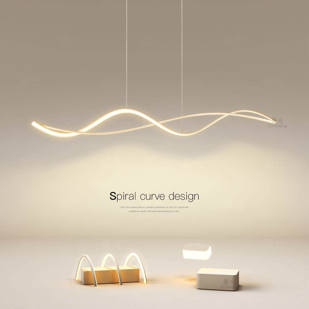 艺术饭厅灯创意led吊灯简约现代客厅卧室灯书房饭厅2025新款灯具