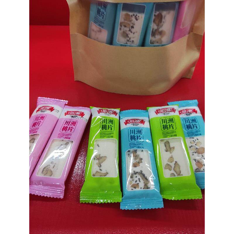 新疆包邮重庆特色传统小吃四川周牌合川桃片散装精品袋装桃片500g