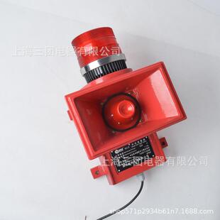 II工业声光组合型警报器220V 2声光一体化报警器SJ