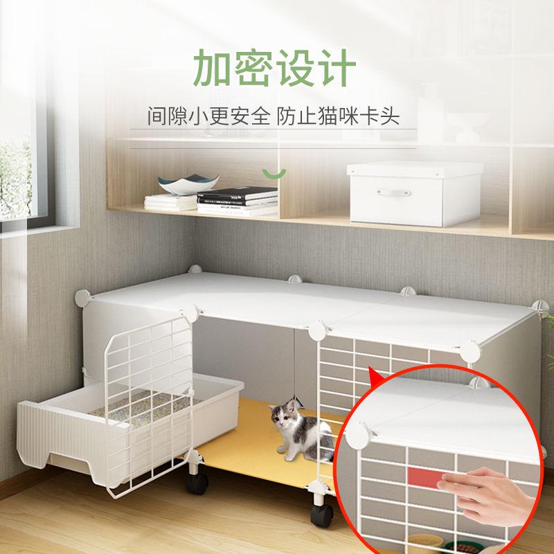 猫笼子家用带厕所一体室内超大自由空间幼猫不占地小型两层猫屋窝