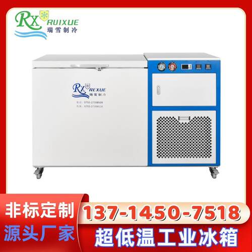 复叠低温冷冻设备瑞雪工业式冰箱制冷能力强劲