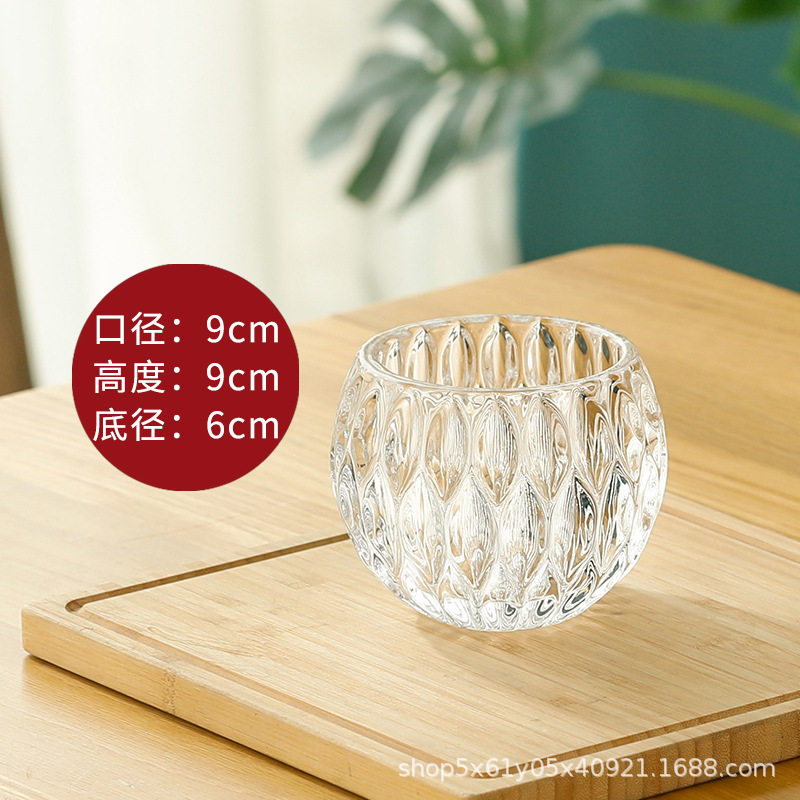 加厚水培植物透明玻璃花瓶容器绿萝花盆水养客厅餐厅家居摆件花器,家居饰品,花瓶,淘宝优惠券,粉丝福利购,淘宝优惠卷