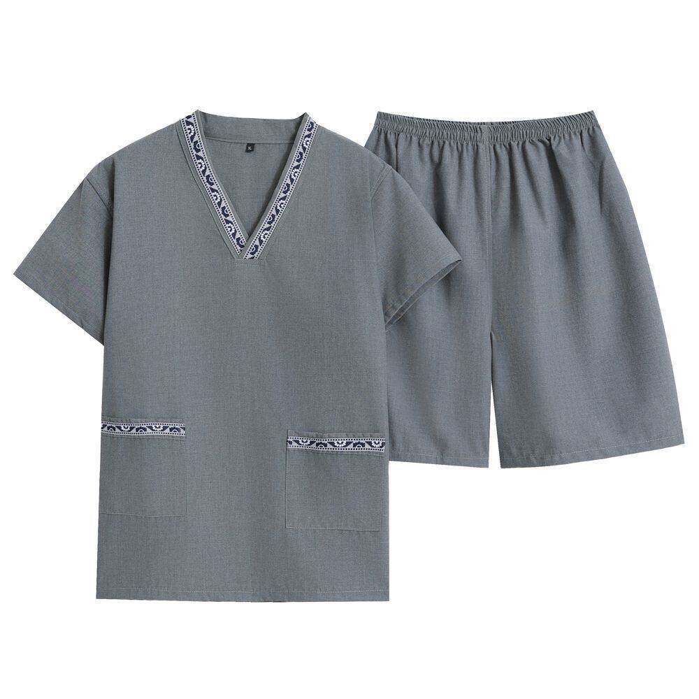 男女士汗蒸服 时尚大气面料 桑拿服 洗浴服套装 浴衣汗蒸服男