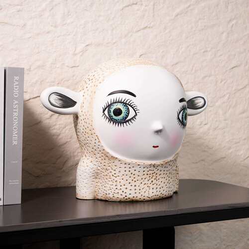 现代简约抽象彩动物雕绘板塑摆件样JZX间工作室厅客书柜装饰品