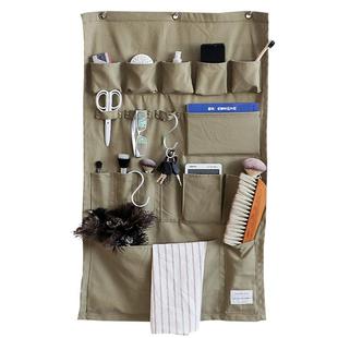 加厚帆布收纳袋挂袋墙挂式门后壁挂置物储物袋布艺杂物挂兜大容量