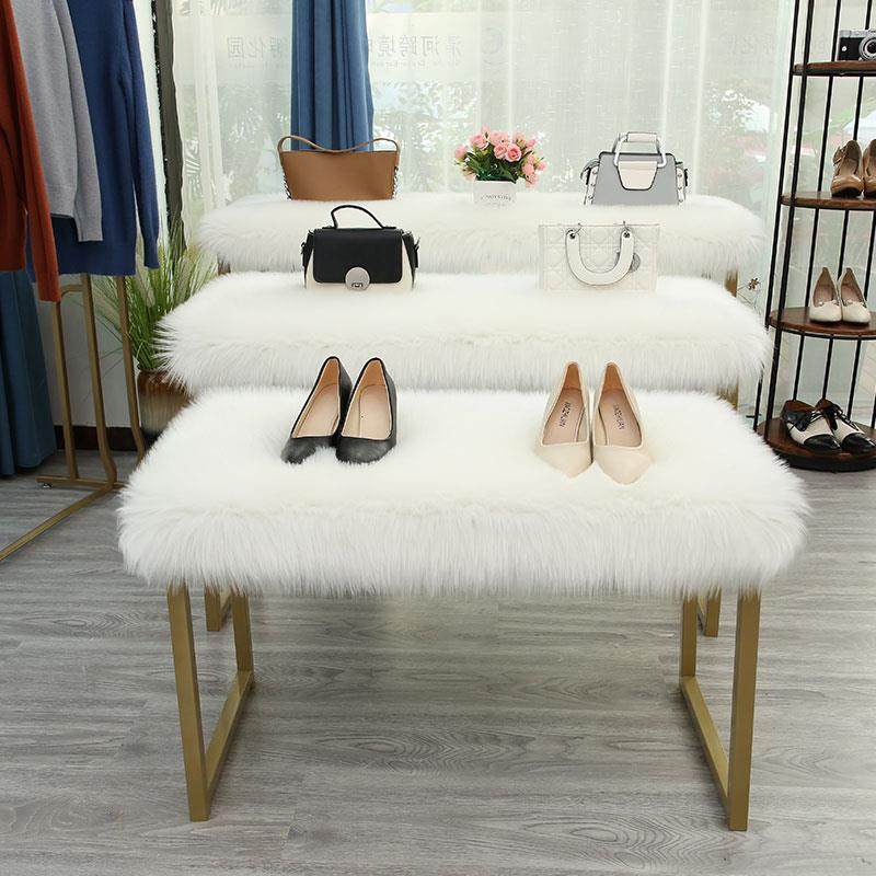 长毛绒地毯橱窗展台服装店毛毛装饰毯桌柜面流水台白色仿羊毛垫子,居家布艺,地毯,淘宝优惠券,粉丝福利购,淘宝优惠卷