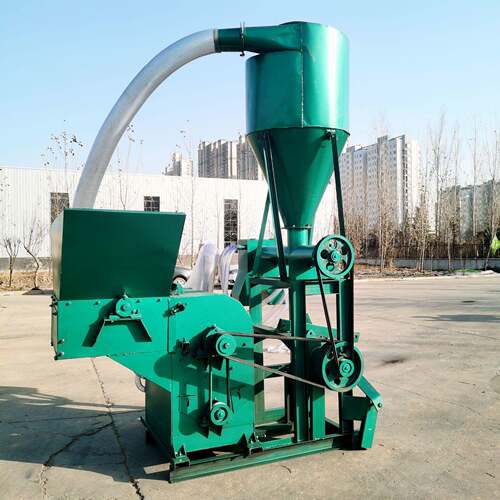 50-50型大方口自动进料粉碎机秸秆饲料破碎设备锤片式粉碎机