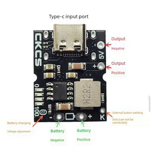 高精度5V2A充放电集成模块Type 4.35V锂电池 C输入兼容4.2V