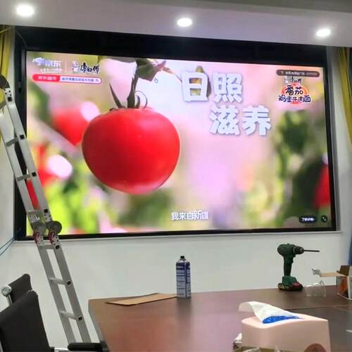 LED酒广显示屏室内户外大型舞台吧会子议室高清P告5室内电屏