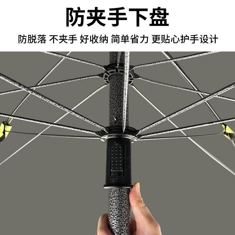 遮阳伞摆摊专用12雨伞倾斜大型户可阳外太伞庭院伞雨棚黑双层胶伞