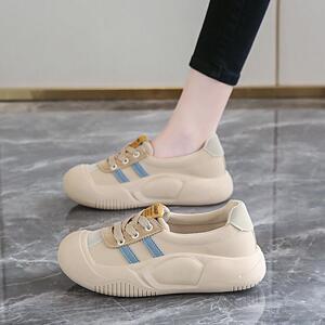 韩版潮牌女鞋秋季2025新款软底孕妇不累脚休闲小白板鞋百搭运动鞋
