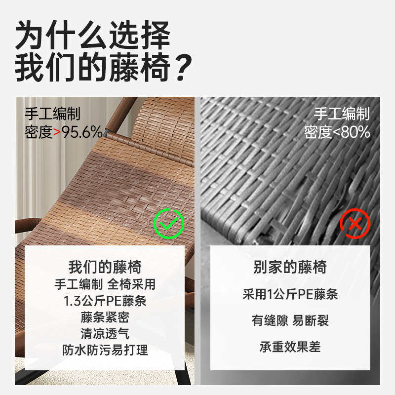 躺椅藤椅摇椅家用懒人成人摇摇阳台老人大人午睡休闲户外庭院逍遥,住宅家具,摇椅,淘宝优惠券,粉丝福利购,淘宝优惠卷