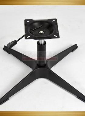 安捷妮金五生椅产喷粉黑色铝合发金四星脚底ANT座沙休闲转四爪配