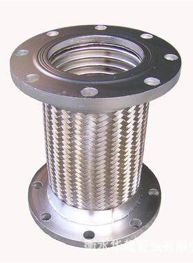 工业法兰式金属软管 DN50钢丝编织软管 高压高温软管