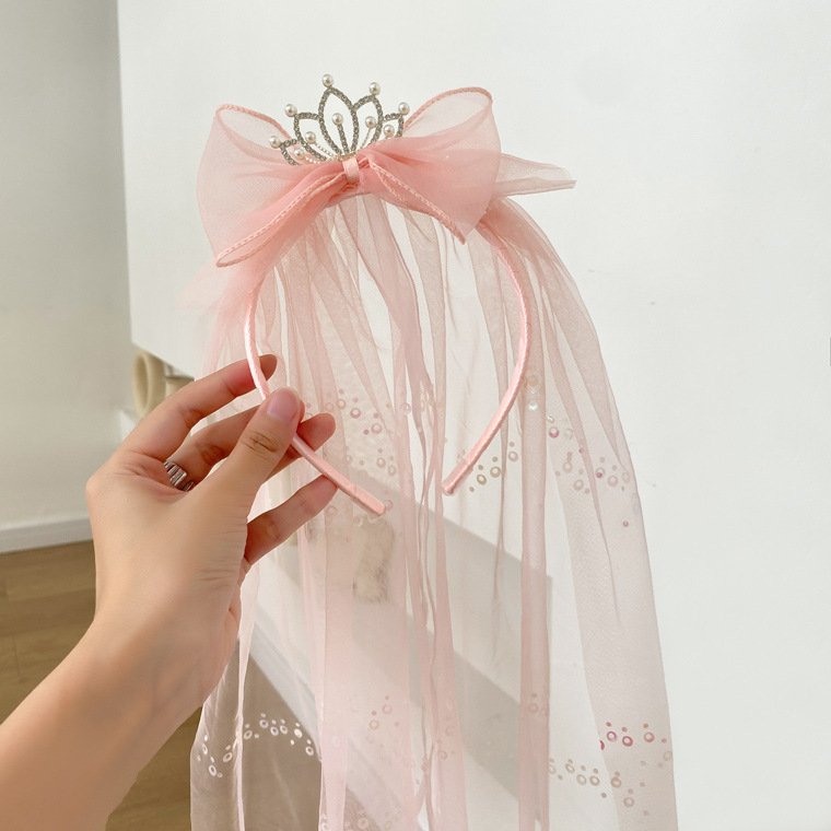 小女孩蝴蝶结韩版公主发箍发饰