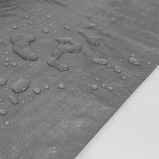 160克PE蓝银布防水防晒蓝色塑料布户外编织彩条布加厚工厂定制