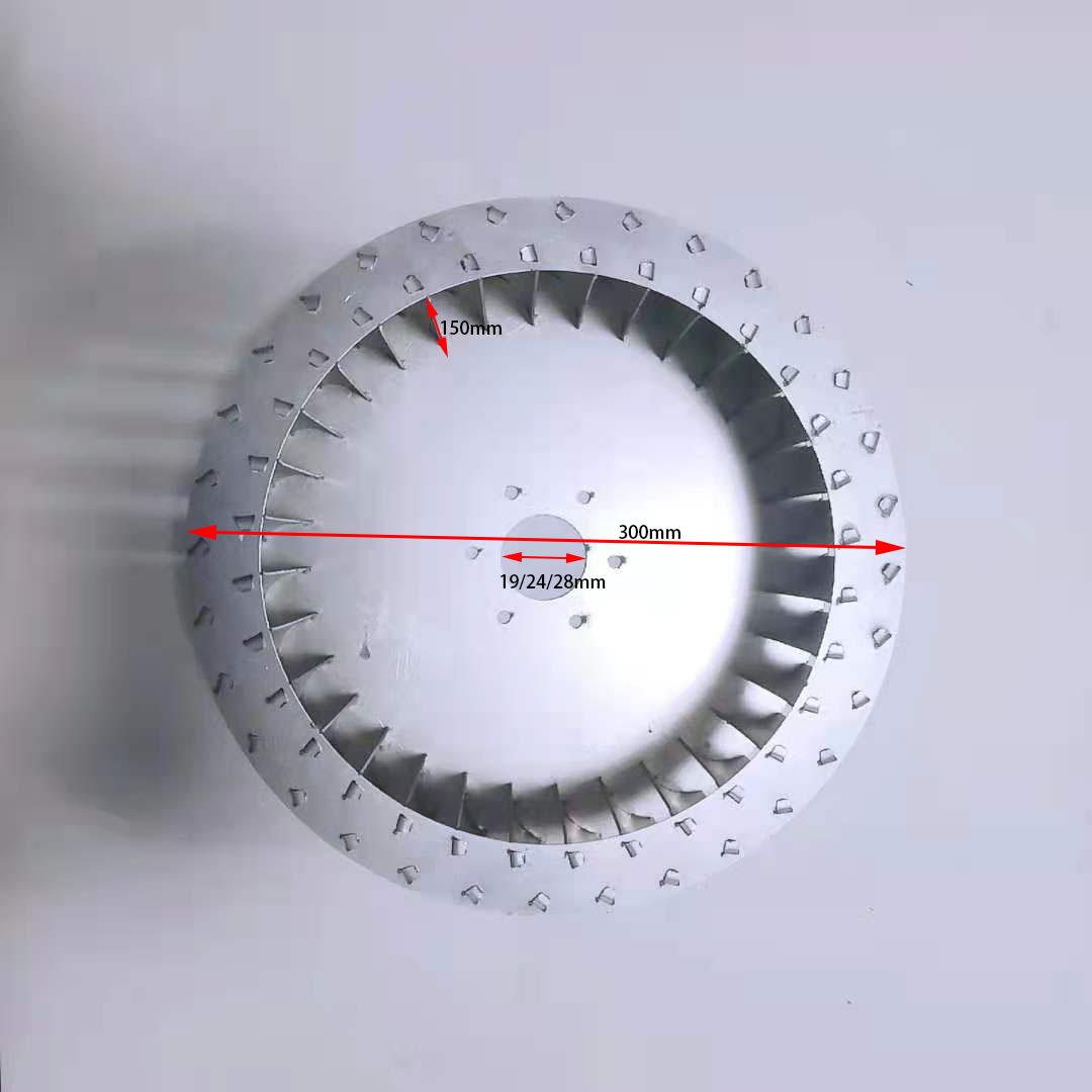 多翼式前倾离心叶轮风轮风扇扇叶 小型吸尘器风轮 离心风机叶轮