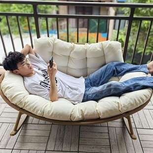 lazy椅躺卧阳台懒人沙发客厅飘窗卧室房间休息现代家用