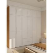 巧巧实木松木衣柜卧室原木衣柜组合衣帽间定制储物柜